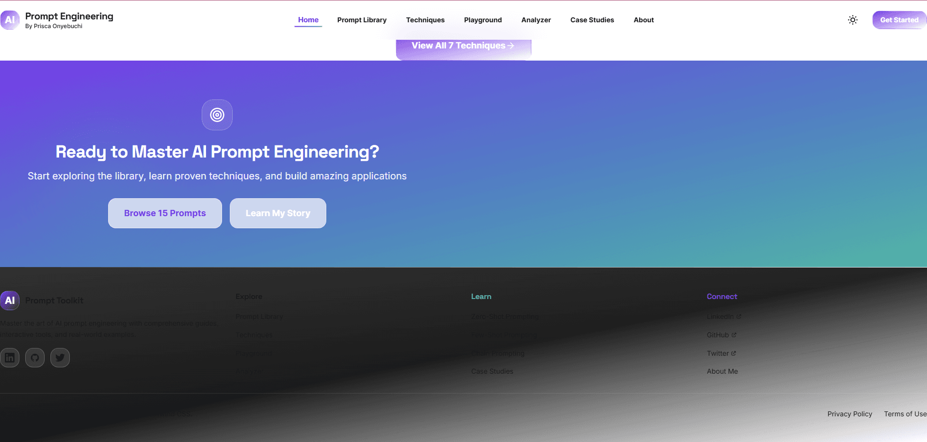 Redesigned footer with scattered elements, poor spacing, and critical contrast failure in light mode (appears with dark mode styling). Dark mode ironically shows better contrast than light mode.